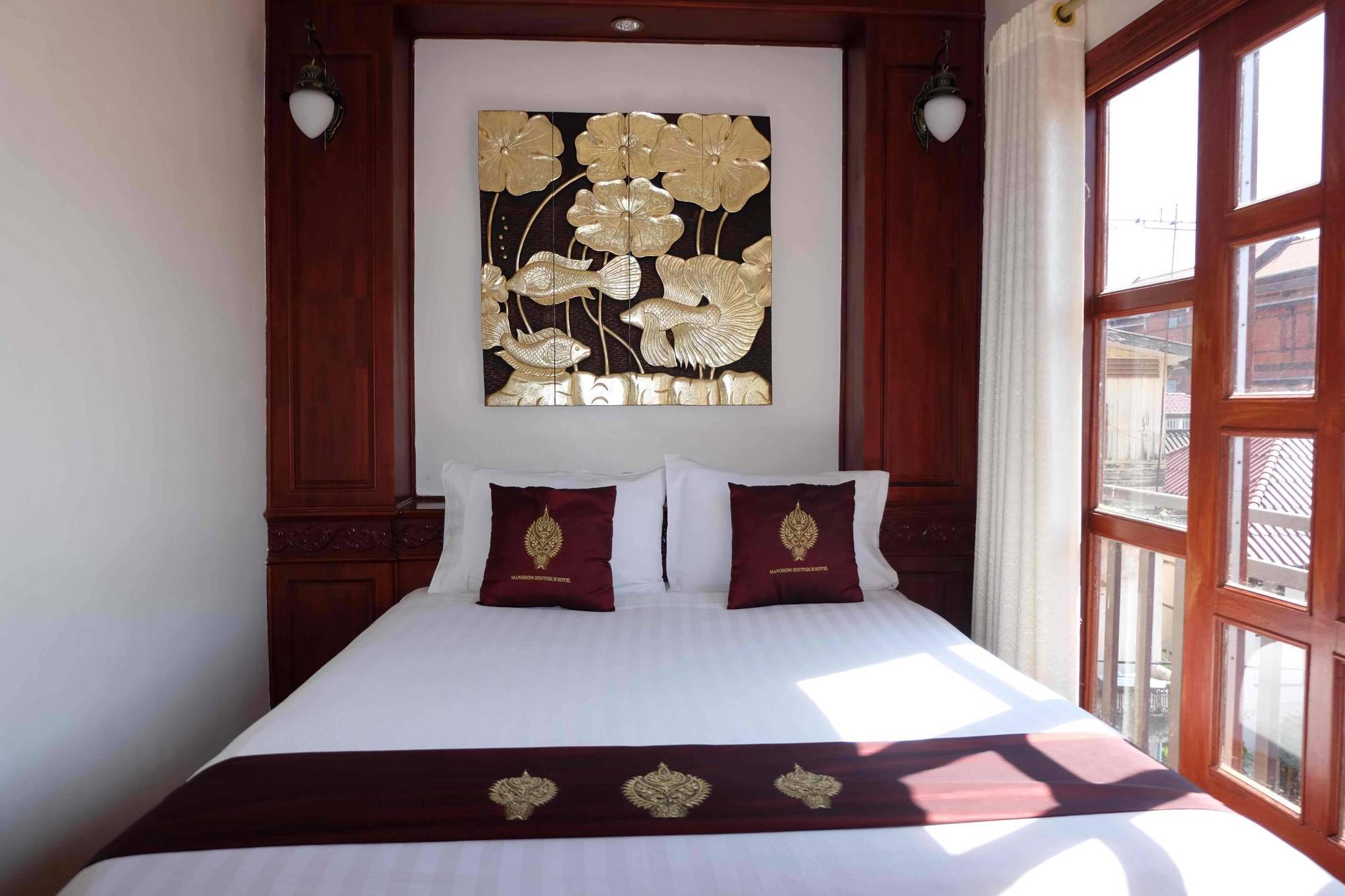 Manorom Boutique Hotel Vientiane Exterior foto