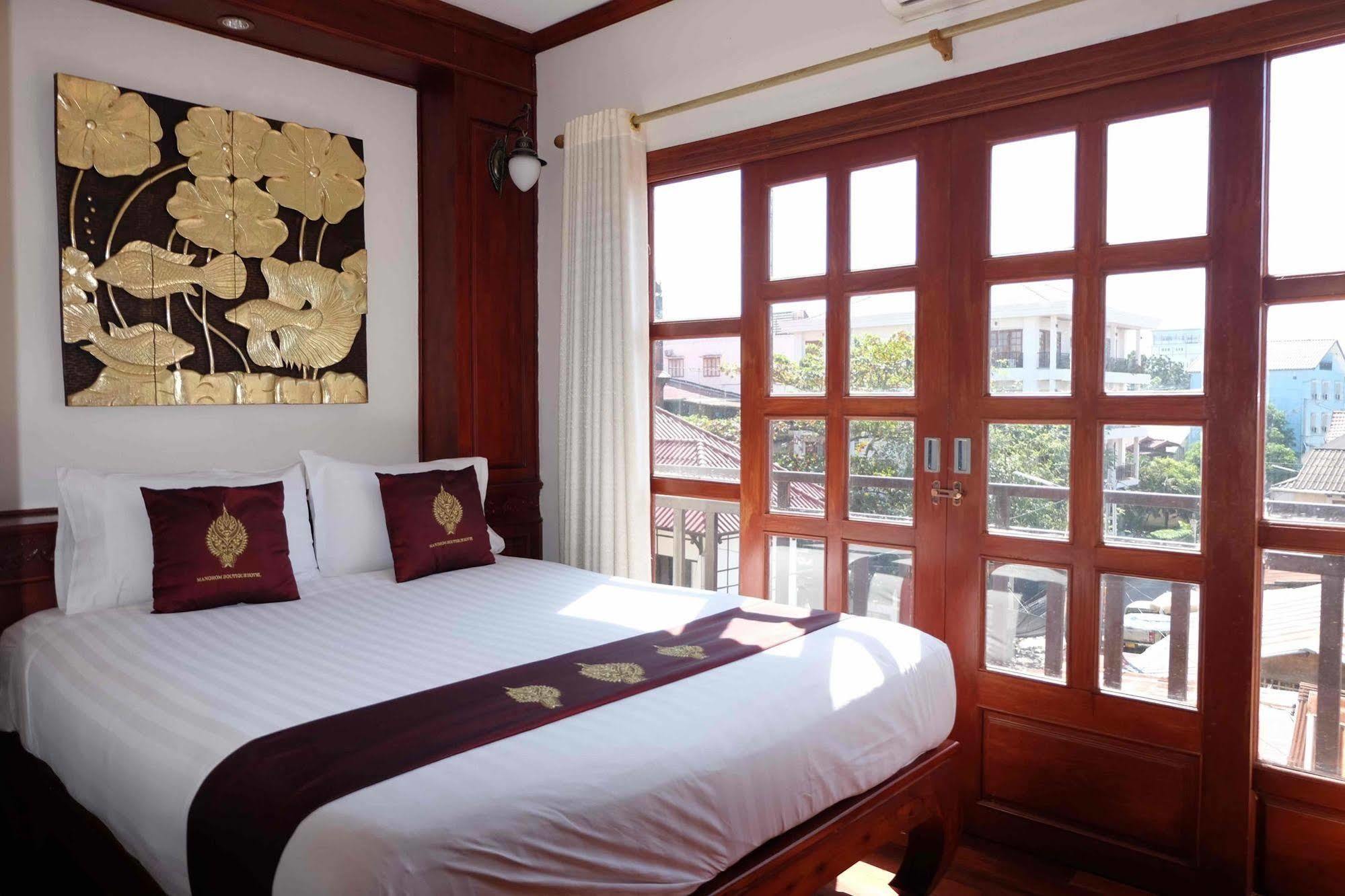 Manorom Boutique Hotel Vientiane Exterior foto
